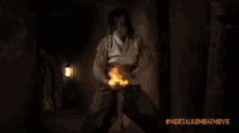 Mortal Kombat Liu Kang GIF - Mortal Kombat Liu Kang Bola De Fogo GIFs
