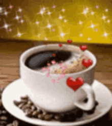Coffee Hearts GIF - Coffee Hearts Love GIFs