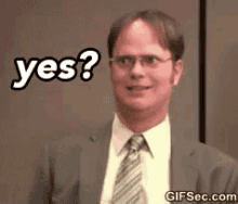 Yes Yes GIF - Yes Dwight Theoffice GIFs