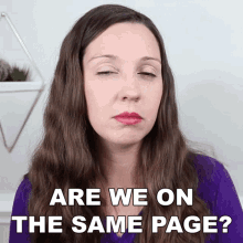 Are We On The Same Page Vanessa Joy GIF - Are We On The Same Page Vanessa Joy Speak English With Vanessa GIFs