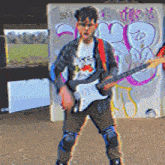 Throwing The Guitar Mike Sanchez GIF - Throwing The Guitar Mike Sanchez Chez GIFs