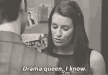 Glee Drama Queen GIF