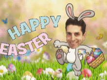 Walid2020 Easter Happy GIF - Walid2020 Easter Happy Bunny Eggs GIFs