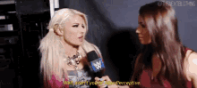 Alexa Bliss Charly Caruso GIF - Alexa Bliss Charly Caruso Interview GIFs