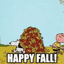 Happy Fall Snoopy GIF - Happy Fall Snoopy GIFs