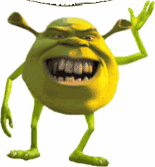 Shrek but only when he's angry on Make a GIF