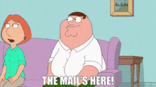 Family Guy Peter Griffin GIF - Family Guy Peter Griffin The Mails Here GIFs