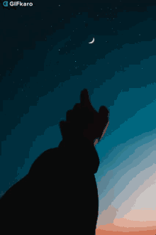 Reach The Moon Gifkaro GIF