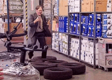 Dwight The Office GIF - Dwight The Office Need Coffee GIFs