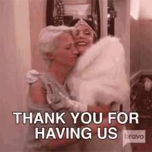 Thank You For Having Us Real Housewives Of New York GIF - Thank You For Having Us Real Housewives Of New York Thanks For The Invite GIFs