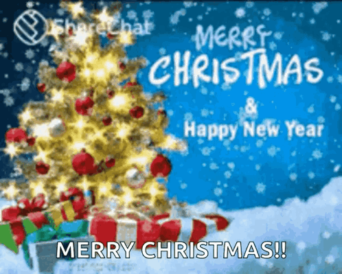 Merry Christmas And New Year 2020 Animated Gif Image Wishes
