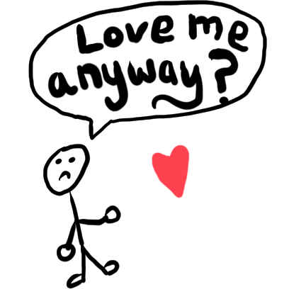 Lovemeanyway Doyoustillloveme Sticker - Lovemeanyway Doyoustillloveme Imsorrylovemeanyway Stickers