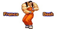 a video game character with the name franco and bash on the bottom