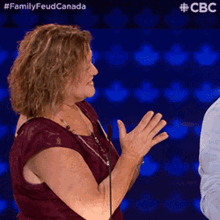 Here Laurie GIF - Here Laurie Family Feud Canada GIFs