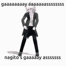 Nagito Komaeda Gay Ass GIF - Nagito Komaeda Gay Ass Danganronpa GIFs