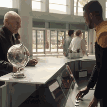 its nice to see you up and and around admiral welcome back jean luc picard star trek picard welcome back admiral