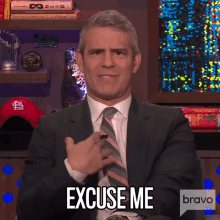Excuse Me Andy Cohen GIF - Excuse Me Andy Cohen Watch What Happens Lives GIFs