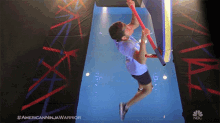 Hanging American Ninja Warrior GIF - Hanging American Ninja Warrior Holding Tight GIFs