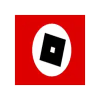 a red and white flag with a black square in the middle