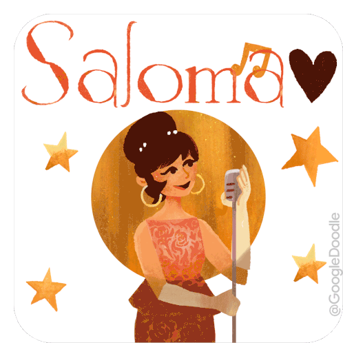 Saloma Celebrating Saloma Sticker - Saloma Celebrating Saloma Singer Stickers