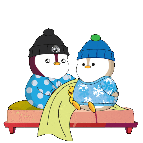 Cold Penguin Sticker - Cold Penguin Cozy Stickers