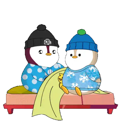 Cold Penguin Sticker - Cold Penguin Cozy Stickers