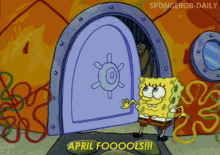 Spongebob April Fools GIF - Spongebob April Fools April Fools Day GIFs