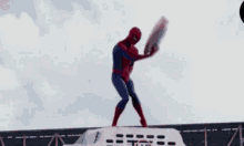 Spiderman Captain America GIF - Spiderman Captain America Dance GIFs