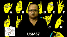 Usm67 Sign Language GIF - Usm67 Sign Language Hand Gesture GIFs