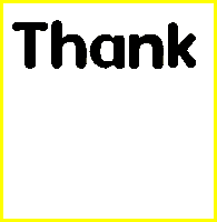 Thank You Sticker - Thank You Band Stickers