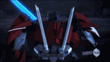a new hub advertisement with a robot in the foreground