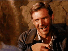 Popcorn Harrison Ford GIF - Popcorn Harrison Ford Entertained GIFs