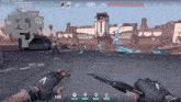 a person holding a knife in a video game with the number 100 in the upper right corner