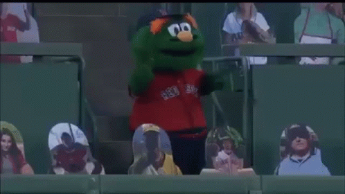 Boston Red Sox Wally The Green Monster GIF - Boston Red Sox Wally The Green  Monster Red Sox - Discover & Share GIFs