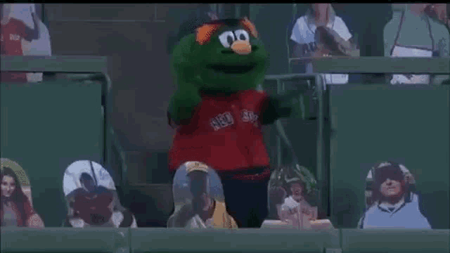 Boston Red Sox Wally The Green Monster GIF - Boston Red Sox Wally The Green  Monster Dancing - Discover & Share GIFs