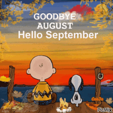 Goodbye August Hello September September GIF - Goodbye August Hello September September Charlie Brown GIFs