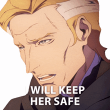 i will keep her safe the abbot richard dormer castlevania nocturne i will protect her