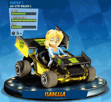 isabella ctr crash team racing nitro fueled bandicoot