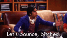 When You'Re Waiting On Your Friends To Go Out GIF - The Big Bang Theory Lets Bounce Come On GIFs
