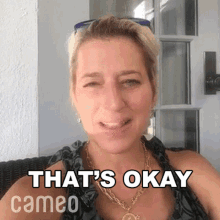 a woman says that 's okay in a video