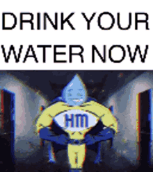 The Hydration Man Drink Your Water GIF - The Hydration Man Drink Your Water Hydration GIFs