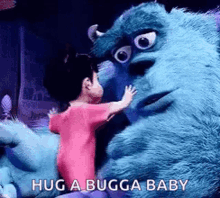 boo hug monsters inc sully warmhug