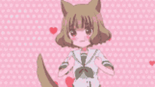 Dog Girl Anime Hearts GIF - Dog Girl Anime Hearts In Love GIFs