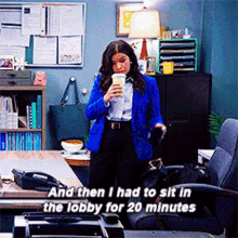Superstore Amy Sosa GIF - Superstore Amy Sosa And Then I Had To Sit In The Lobby GIFs