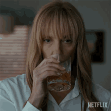 Drinking Whiskey Laura Oliver GIF - Drinking Whiskey Laura Oliver Toni Collette GIFs