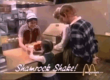 Shamrock Shake GIF - Mc Donalds Shamrock Shake Family GIFs