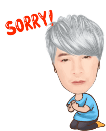 Sorry Sorry Not Sorry Sticker