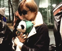Eunjung Panda Stuffed GIF - Eunjung Panda Stuffed Cuddle GIFs