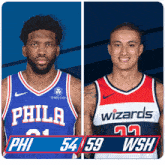 Philadelphia 76ers (54) Vs. Washington Wizards (59) Half-time Break GIF - Nba Basketball Nba 2021 GIFs