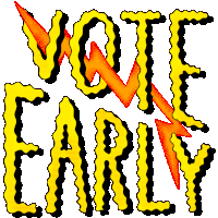 Early Voter Voting Early Sticker - Early Voter Voting Early Vote Early Stickers